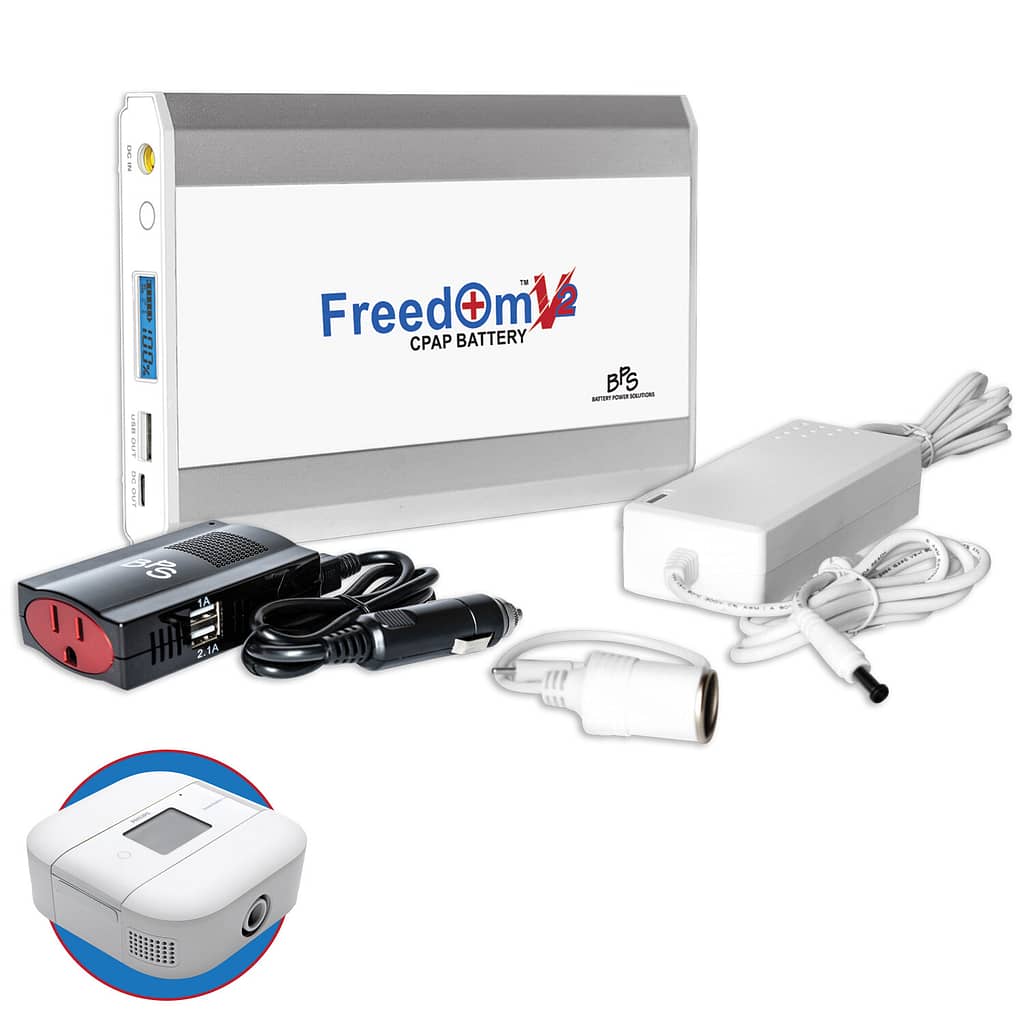 Freedom V² CPAP Battery with 150W Sine Wave Power Inverter