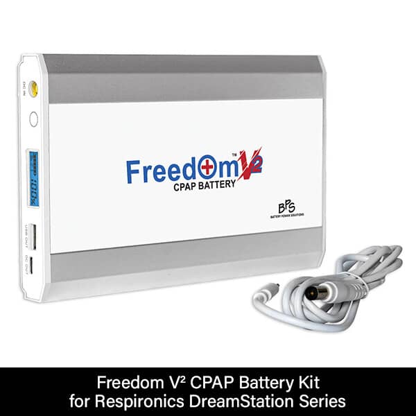 Freedom V² CPAP Battery Kit for Respironics DreamStation & System One 60 Series