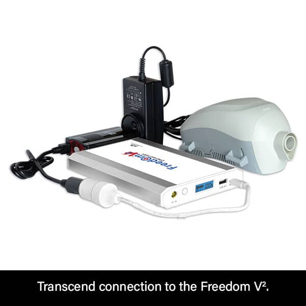 Freedom V² CPAP Battery Connection to Transcend Travel CPAP